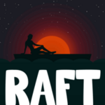 raft survival simulator android application logo